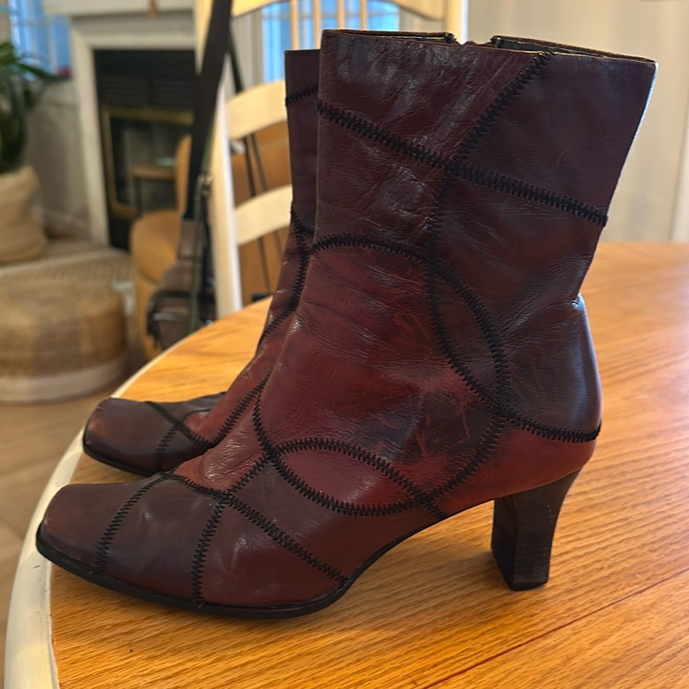 Classy leather upper boot by Liz Claiborne